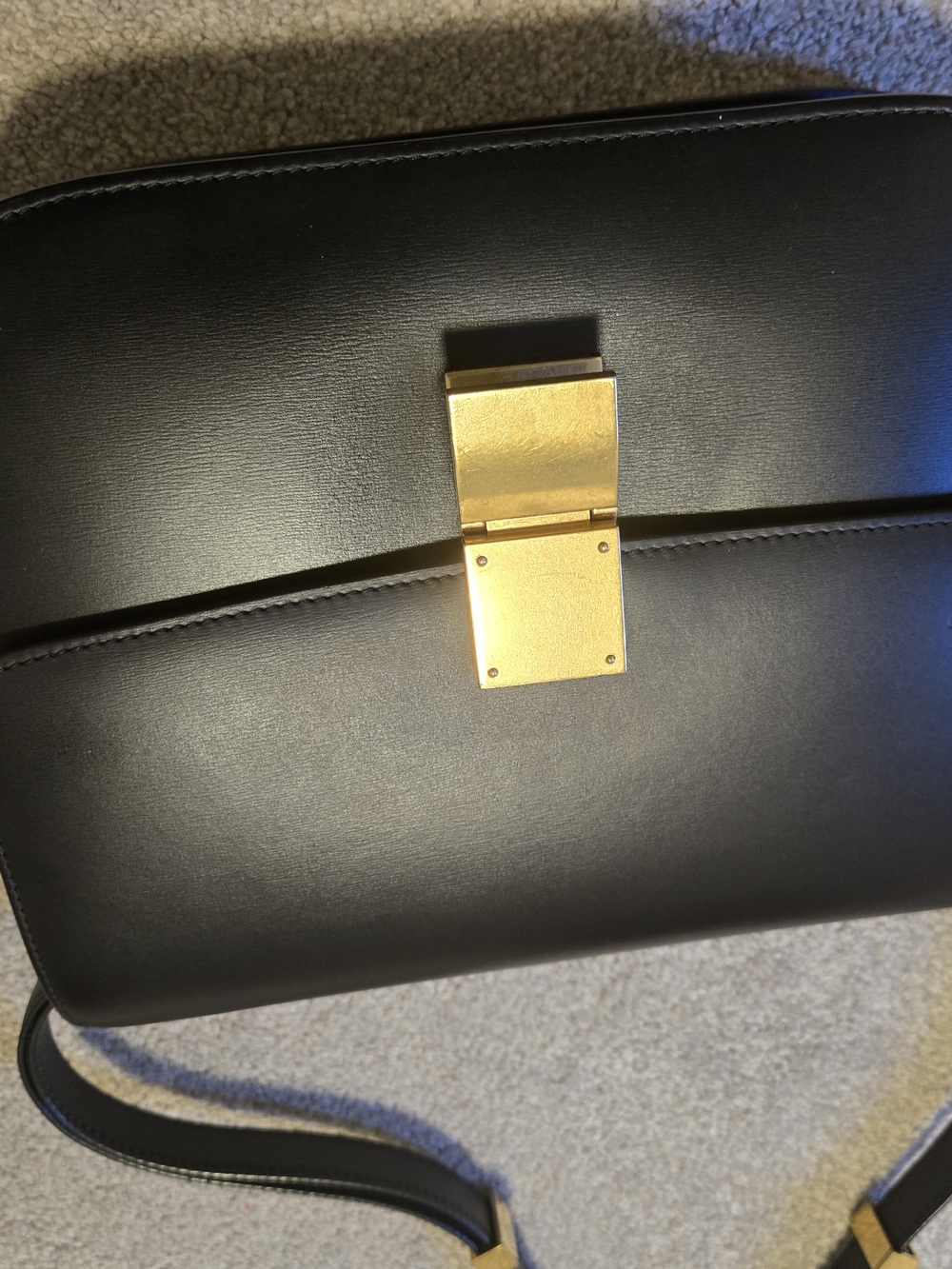Celine Classic Box Bag In Black Size Medium - Picture 10 of 10